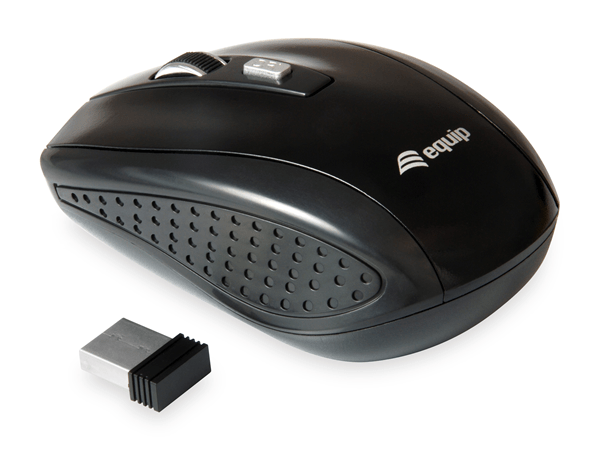 245104 mouse equip life optico wireless 2.4ghz 4 botones color negro dpi 800-1200-1600