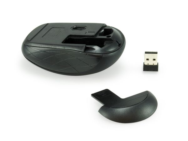 245108 mouse mini wireless equip life optico 4 botones scroll negro 1600dpi