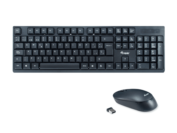245221 teclado equip life wireless combo 2.4ghz color negro 245221