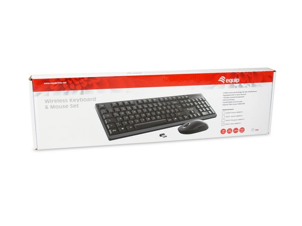 245221 teclado equip life wireless combo 2.4ghz color negro 245221