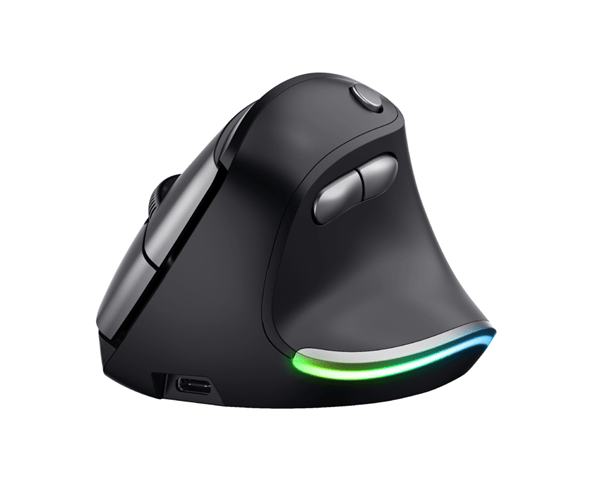 24731 bayo wireless eco ergonomic mouse-bla ck
