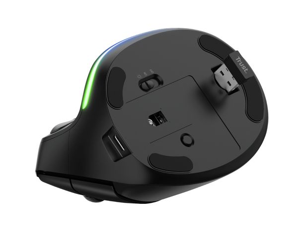 24731 bayo wireless eco ergonomic mouse bla ck