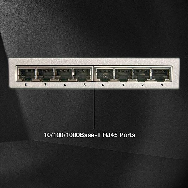 25045 8 port gigabit ethernet switch