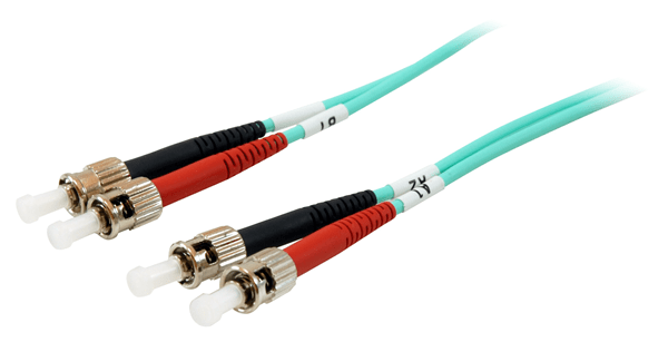 25224307 cable fibra optica multimodo st-st om3 50-125 lsoh 3m color azul