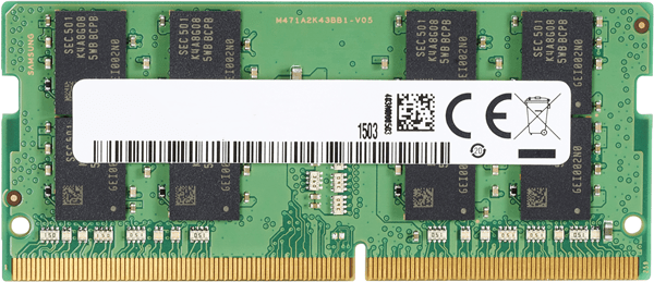 286H5AA#AC3 memoria ram portatil ddr4 4gb 3200mhz 1x4 hp 286h5aa