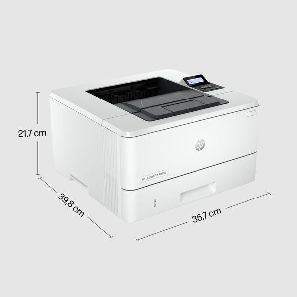 2Z606F impresora hp laserjet pro impresora hp laserjet pro 4002dw. blanco y negro. impresora para pequenas y medianas empresas. estampado. impresion a doble cara. velocidades rapidas de salida de la primera pagina. tamano compacto. energetic