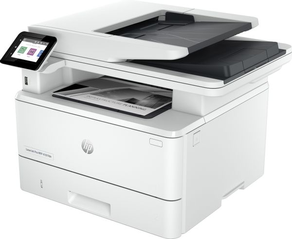 2Z623F_B19 impresora hp laserjet pro impresora multifuncion hp laserjet pro 4102fdn. blanco y negro. impresora para pequenas y medianas empresas. imprima. copie. escanee y enva e por fax. compatible con el servicio hp instant ink. impresion desde