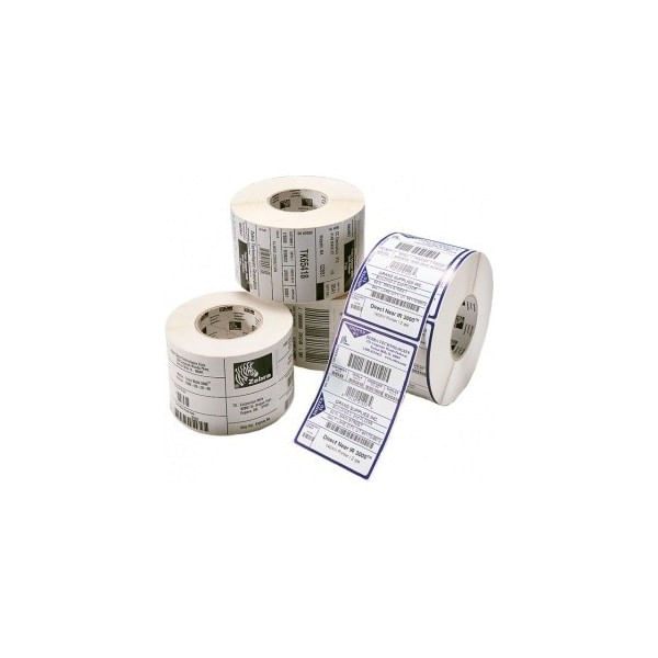 3005807 etiqueta papel 76x51mm direct thermal z perform 1000d uncoated adhesivo permanente. 76mm core. perforation. 6 rollos