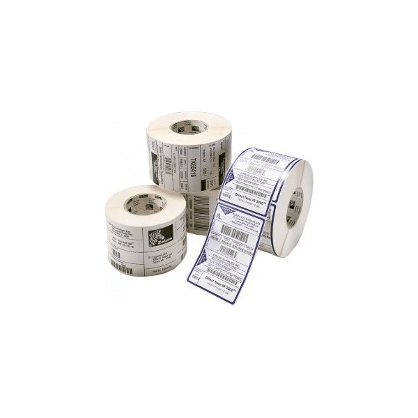 3006307-T label paper 57x32mm direct thermal z-perform 1000d uncoated permanent adhesive. 76mm core. incluye 8 rollos