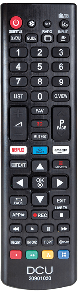 30901020 dcu advance tecnologic 30901020 mando a distancia ir inalambrico tv botones