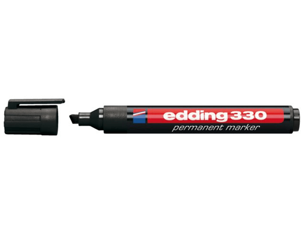 330-01 marcador permanente punta biselada 1-5mm 330 negro edding 330-01