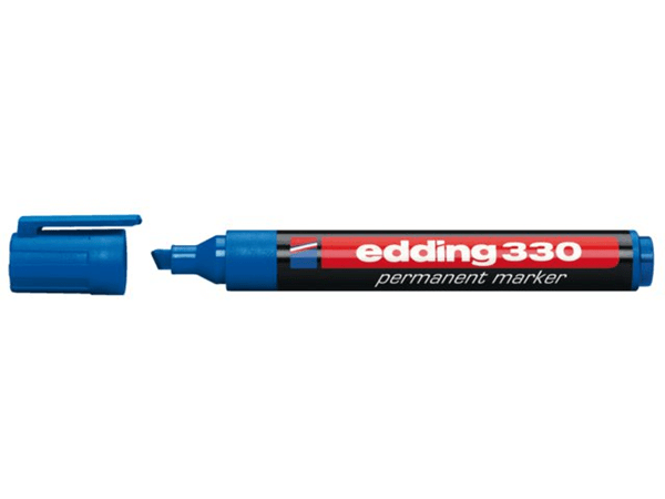 330-03 marcador permanente punta biselada 1-5mm 330 azul edding 330-03