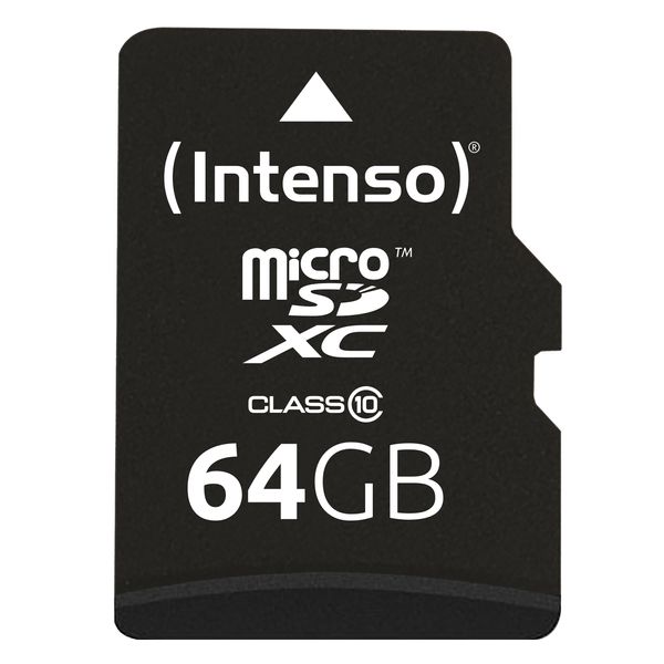 3413490 memoria 64 gb micro micro sdhc intenso clase 10 adaptador usb2.0