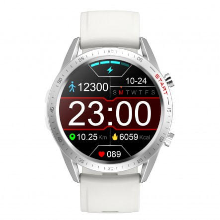 34157016 dcu advance tecnologic 34157016 relojes inteligentes y deportivos 2.54 cm 1p 26 mm negro. blanco