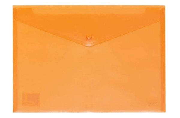 342K52 sobre polipropileno folio solapa c-broche plastico naranja carchivo 342k52