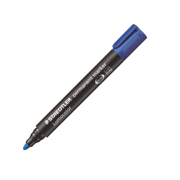 352-3 marcador permanente lumocolor 352 trazo 2mm. azul staedtler 352 3