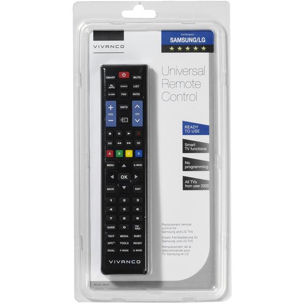 38016 mando a distancia vivanco para tv samsung compatible con televisores samsung a partir del ano 200