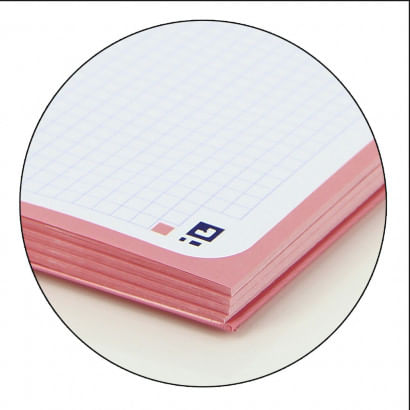 400040984 cuaderno europeanbook 1 tapa extradura a4 80 hojas 5x5 color rosa chicle oxford 400040984
