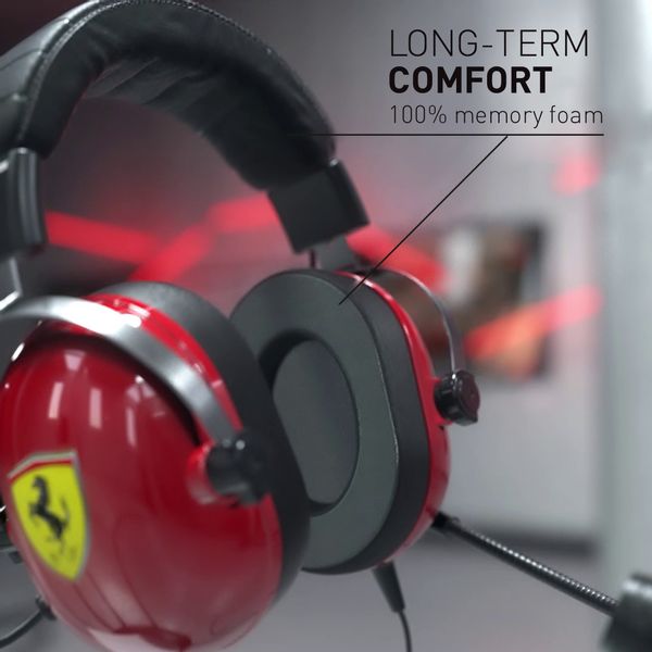 4060197 thrustmaster auriculares mic t.racing scuderia ferrari edition dts ps4 xbox one pc