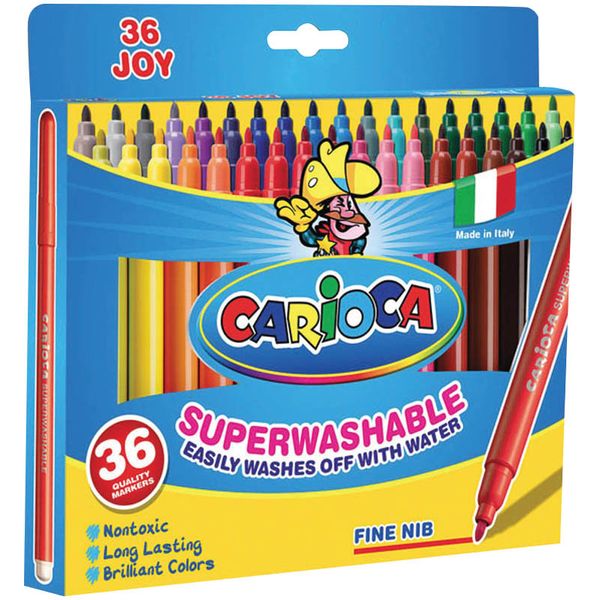 40616 caja 36 rotuladores colores joy carioca 40616