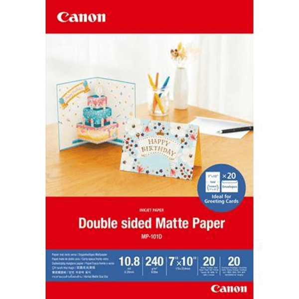 4076C006 double matte photo paper 7x10 20 sheets