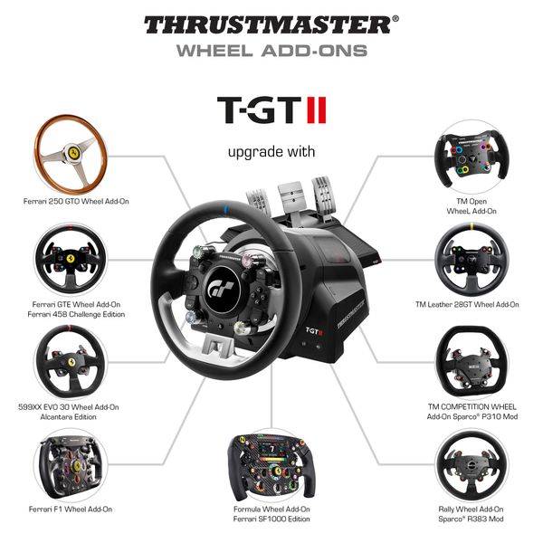 4160823 thrustmaster volante pedales t gt ii para ps5 ps4 pc