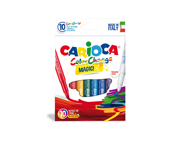 42737 caja 10 rotuladores magicos color change carioca 42737