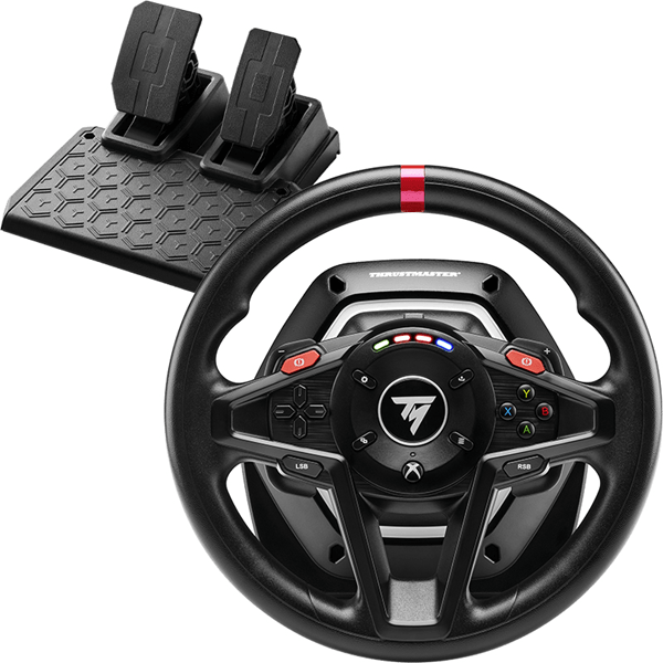 4460184 thrustmaster volante pedales t128 para xbox pc