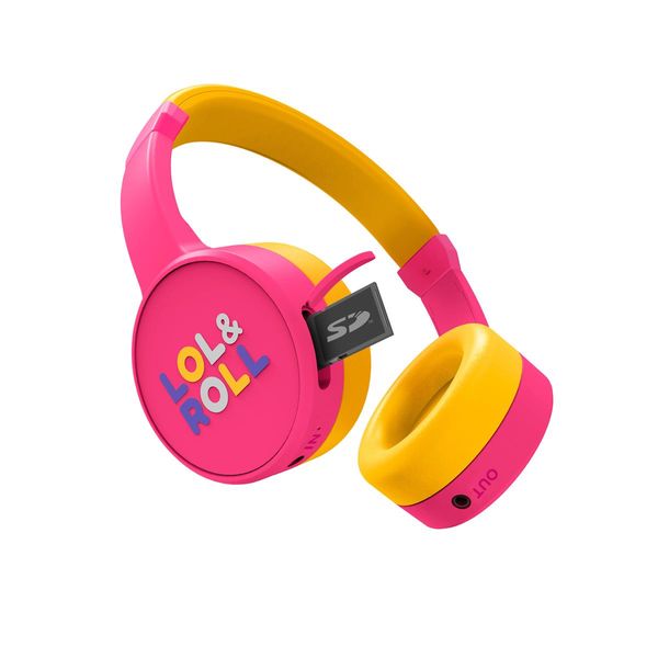 454877 energy lol roll auriculares pop kids bt pink