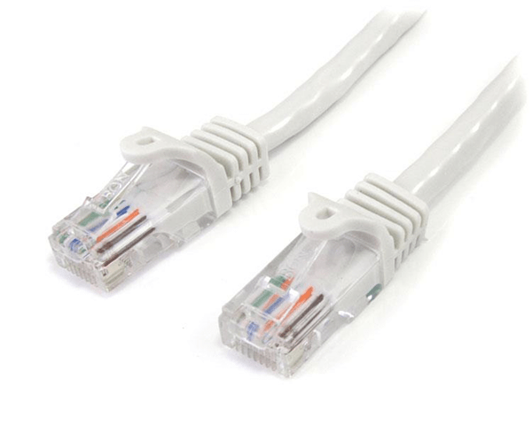 45PAT1MWH cable 1m blanco red 100mbps cat5e ethernet rj45 snagle ss