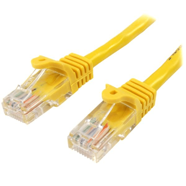 45PAT1MYL cable 1m amarillo cat5e rj45
