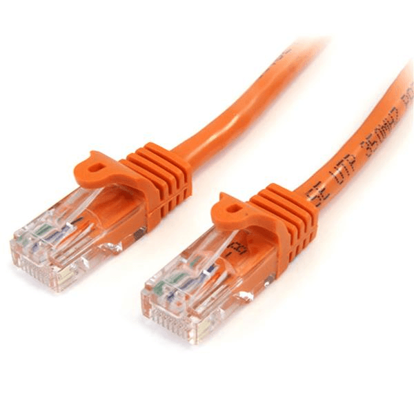 45PAT3MOR cable 3m naranja cat5e rj45