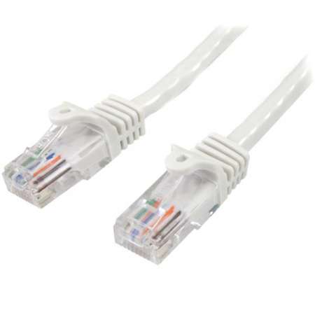 45PAT50CMWH cable de red 0.5m blanco cat5e ethernet sin enganc he