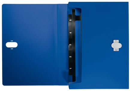 46240035 carpeta polipropileno acordeon 5 posiciones bolsillo frontal broche giratorio a4 recycle azul leitz 46240035