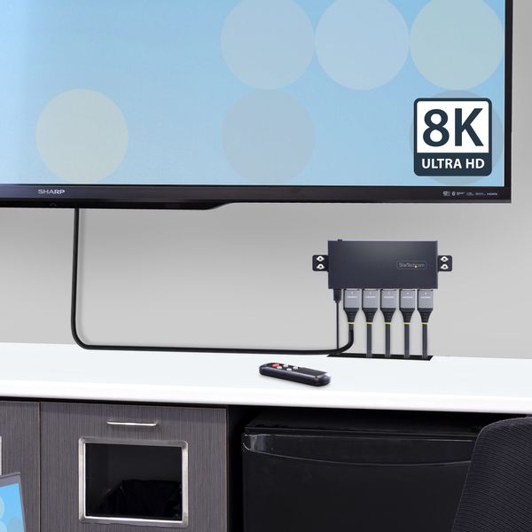 4PORT-8K-HDMI-SWITCH switch hdmi 2.1 de 4 puertos 8k 60hz conmutador automati co