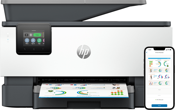 4V2N0B_629 impresora hp officejet pro impresora multifuncion hp officejet pro 9120b. color. impresora para home y home office. imprima. copie. escanee y enva e por fax. conexion inalambrica. impresion a doble cara. escaneado a doble cara. escanea