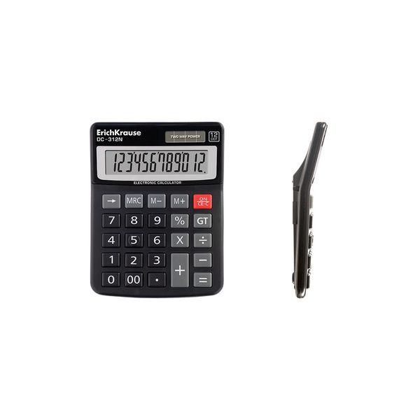 50312. calculadora electronica de sobremesa de 12 digitos dc 312n erich krause 50312