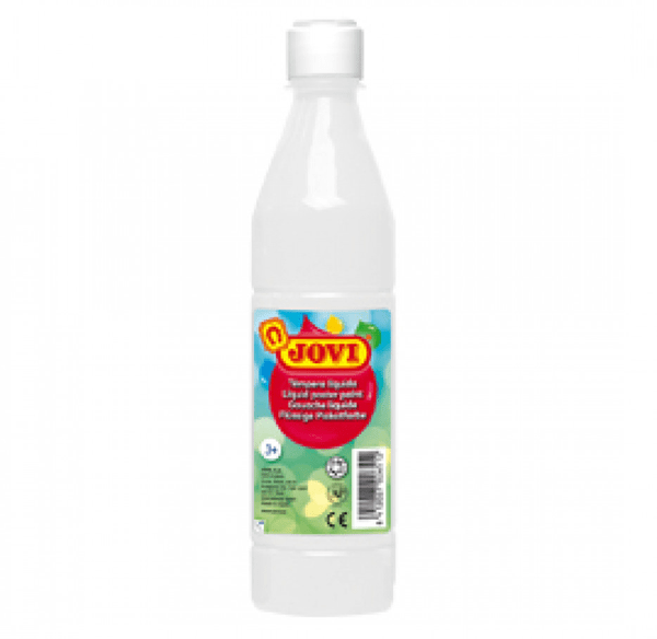 50601 botella tempera liquida 500 ml blanco jovi 50601