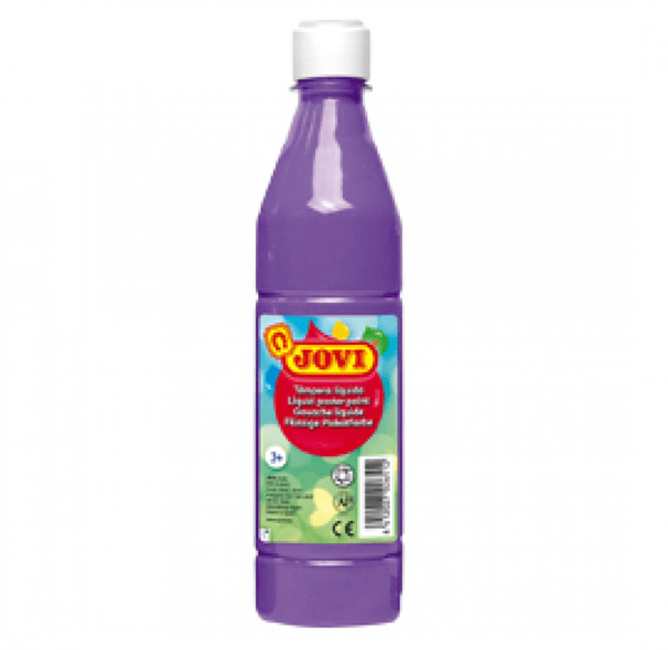 50623 botella tempera liquida 500 ml violeta jovi 50623
