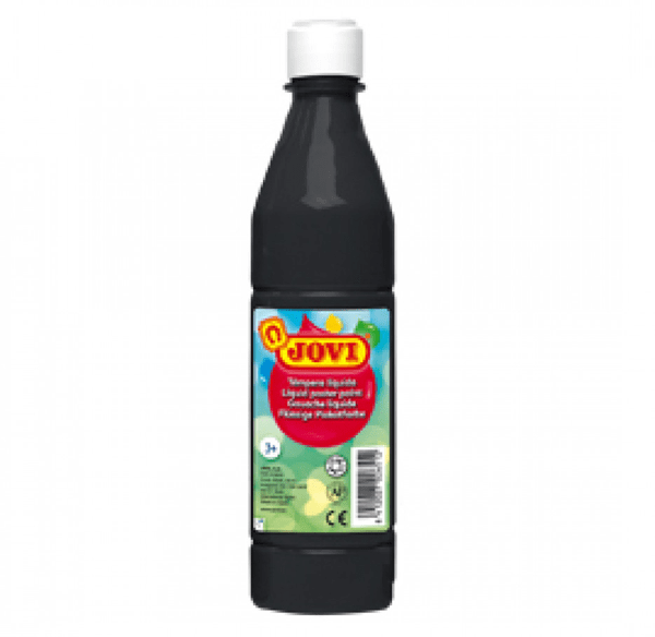 50630 botella tempera liquida 500 ml negro jovi 50630