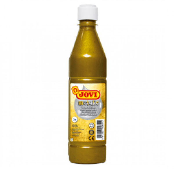50638 botella tempera liquida 500 ml metalic-oro jovi 50638