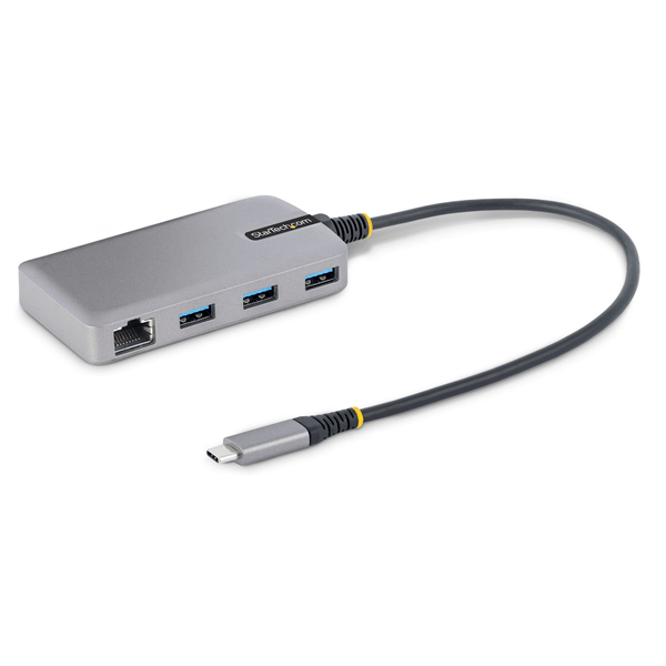 5G3AGBB-USB-C-HUB 3-port usb-c hub w-gbe ethernet adapter