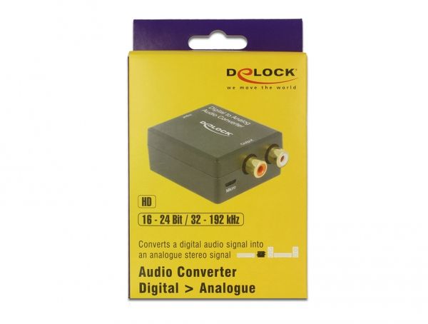 63477 delock convertidor de audio digital toslink a rca