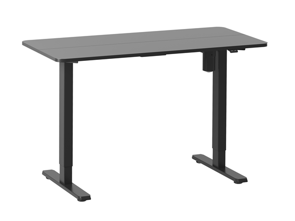 650812 mesa electrica ergonomica altura regulable tablero negro 120x60 color estructura negro control tactil altura desde 68cm-118cm