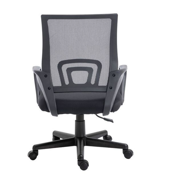 651003 silla de oficina equip de malla color negro recubrimiento pu de alta calidad diseno ergonomico