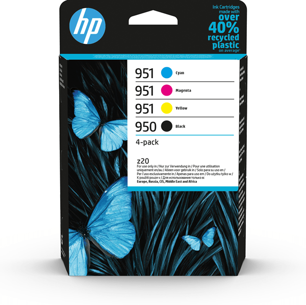 6ZC65AE pack consumibles hp 950 black 951 cmy