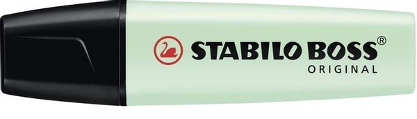 70_116 marcador.fluorescente boss trazo 2 5mm. verde pastel stabilo 70 116