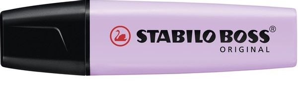 70_155 marcador.fluorescente boss trazo 2 5mm. violeta pastel stabilo 70 155