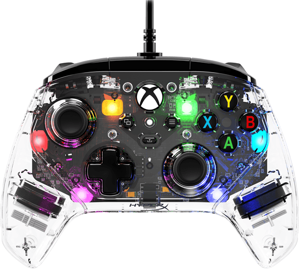 7D6H2AA hp hyperx clutch gladiate rgb gaming controller-mando gaming rga cable-pc y xbox 7d6h2aa