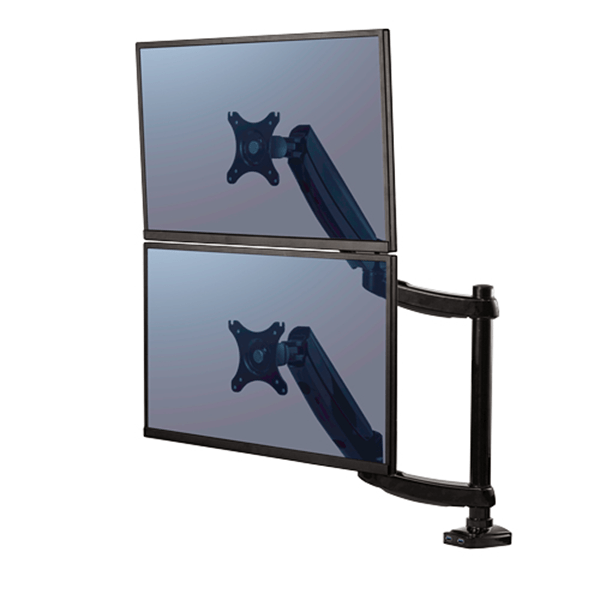 8043401 brazo para monitor doble en vertical platinum series
